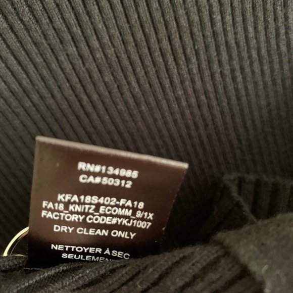 NWT For Love and Lemons Annie Zipper Sweater Black Medium - Picture 12 of 12